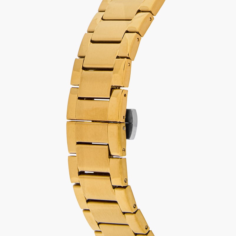 OMAX ساعة يد أنالوج ذهبية للرجال من أومكس - Image 5